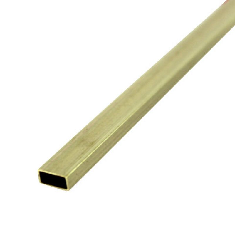 Brass Rectangular Tube - Fine Series (1/8
